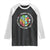 Embrace Neurodiversity Raglan Shirt Neurodiverse Brain Autism Awareness ADHD Autistic TS02 Black White Print Your Wear