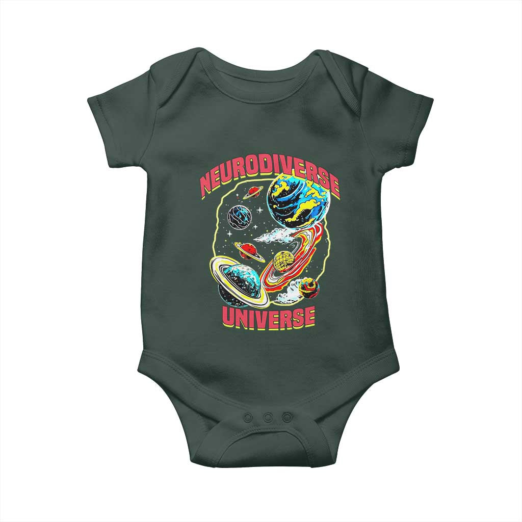 Neurodiverse Universe Baby Onesie Neurodiversity Embrace ADHD Autism ASD TS02 Print Your Wear