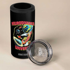 Neurodiverse Universe 4 in 1 Can Cooler Tumbler Neurodiversity Embrace ADHD Autism ASD TS02 Print Your Wear