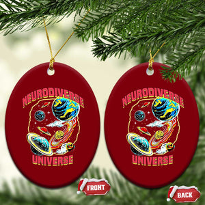 Neurodiverse Universe Ceramic Ornament Neurodiversity Embrace ADHD Autism ASD TS02 Print Your Wear