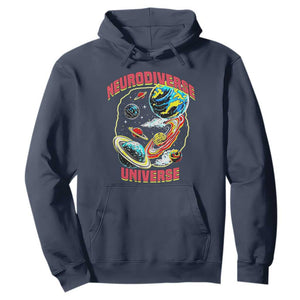 Neurodiverse Universe Hoodie Neurodiversity Embrace ADHD Autism ASD TS02 Navy Print Your Wear