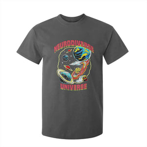 Neurodiverse Universe T Shirt For Kid Neurodiversity Embrace ADHD Autism ASD TS02 Dark Heather Print Your Wear