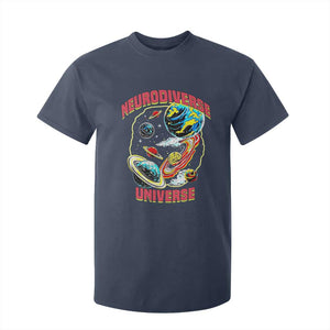 Neurodiverse Universe T Shirt For Kid Neurodiversity Embrace ADHD Autism ASD TS02 Navy Print Your Wear