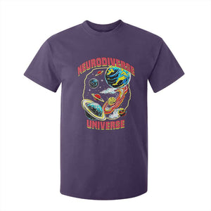 Neurodiverse Universe T Shirt For Kid Neurodiversity Embrace ADHD Autism ASD TS02 Purple Print Your Wear
