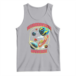 Neurodiverse Universe Tank Top Neurodiversity Embrace ADHD Autism ASD TS02 Athletic Heather Print Your Wear