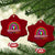 Neurodiversity Ceramic Ornament Autism Spectrum ASD ADHD Rainbow Boho TS02 Print Your Wear
