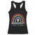 Neurodiversity Racerback Tank Top Autism Spectrum ASD ADHD Rainbow Boho TS02 Black Print Your Wear