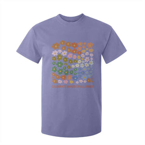 Neurodiversity Boho Floral T Shirt For Kid Celebrate Minds of All Kinds Autism ADHD ASD TS02 Violet Print Your Wear
