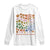 Neurodiversity Boho Floral Long Sleeve Shirt Celebrate Minds of All Kinds Autism ADHD ASD TS02 White Print Your Wear