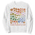 Neurodiversity Boho Floral Sweatshirt Celebrate Minds of All Kinds Autism ADHD ASD TS02 White Print Your Wear