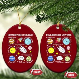 Neurodiverse Universe Ceramic Ornament Autism Awareness ADHD ASD Neurodiversity TS02 Print Your Wear