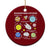 Neurodiverse Universe Ceramic Ornament Autism Awareness ADHD ASD Neurodiversity TS02 1pc Red Print Your Wear
