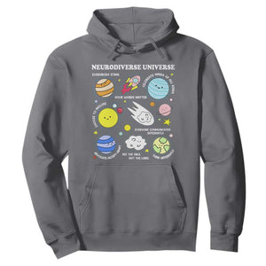 Neurodiverse Universe Hoodie Autism Awareness ADHD ASD Neurodiversity TS02 Charcoal Print Your Wear