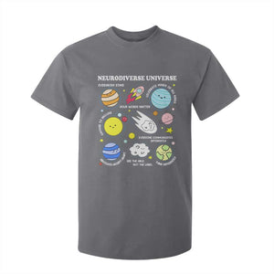 Neurodiverse Universe T Shirt For Kid Autism Awareness ADHD ASD Neurodiversity TS02 Charcoal Print Your Wear