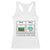 Funny Teacher Summer Break Racerback Tank Top First Teach Then Beach Vacation Mode TS02 White Print Your Wear