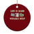 Special Education Ceramic Ornament Life Is Hard Visuals Help Sped Teacher TS02 1pc Red Print Your Wear
