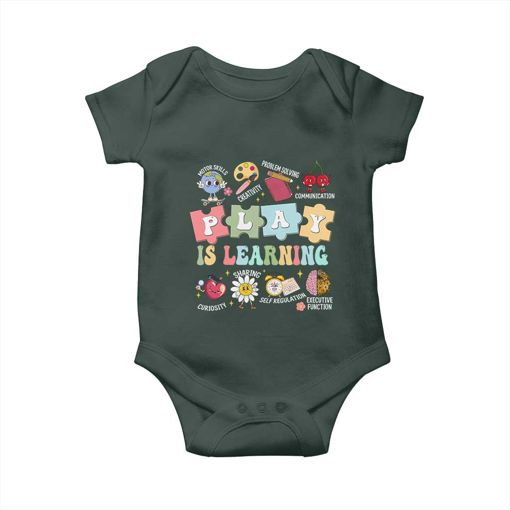 Special Education Baby Onesie Play is Learning Sped Teacher TS02 Print Your Wear