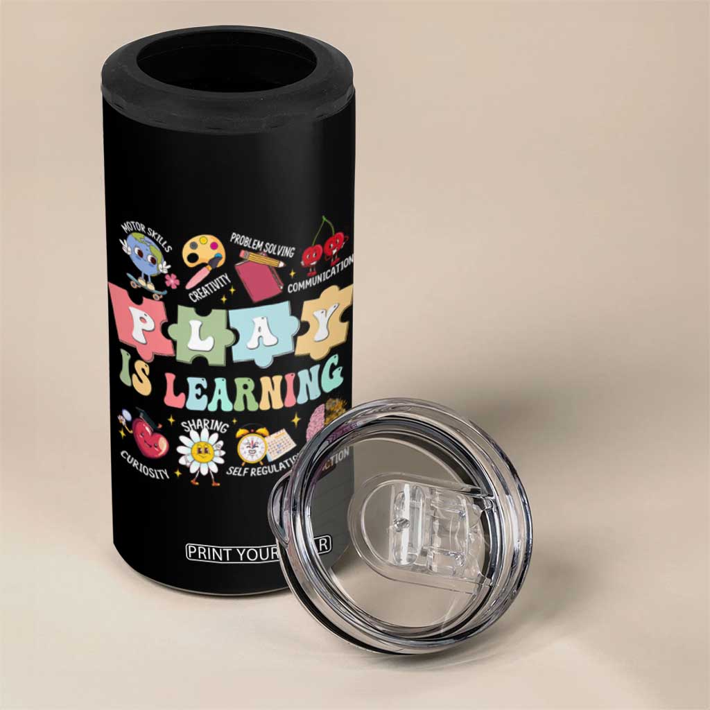 Special Education 4 in 1 Can Cooler Tumbler Play is Learning Sped Teacher TS02 Print Your Wear
