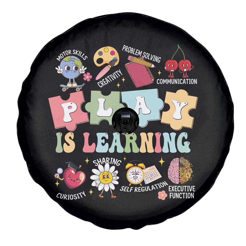 Special Education Spare Tire Cover Play is Learning Sped Teacher TS02 Print Your Wear