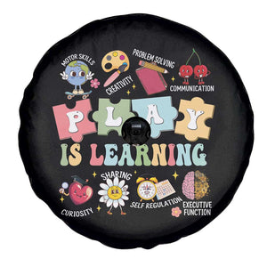 Special Education Spare Tire Cover Play is Learning Sped Teacher TS02 Print Your Wear
