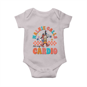Special Education Baby Onesie Walkie Calls Are My Cardio Inspirational ABA SPED TS02 Ice Gray Print Your Wear