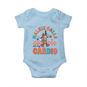 Special Education Baby Onesie Walkie Calls Are My Cardio Inspirational ABA SPED TS02 Light Blue Print Your Wear