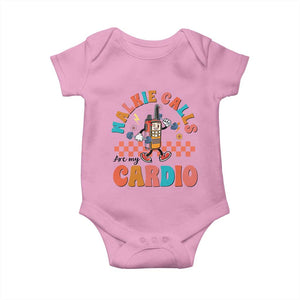 Special Education Baby Onesie Walkie Calls Are My Cardio Inspirational ABA SPED TS02 Light Pink Print Your Wear