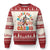 Special Education Ugly Christmas Sweater Walkie Calls Are My Cardio Inspirational ABA SPED TS02 Beige Red Print Your Wear