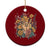 Special Education Ceramic Ornament Sign Language ASL Love Needs No Words TS02 1pc Red Print Your Wear