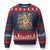 Special Education Ugly Christmas Sweater Sign Language ASL Love Needs No Words TS02 Navy Red Print Your Wear