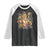 Special Education Raglan Shirt Sign Language ASL Love Needs No Words TS02 Black White Print Your Wear