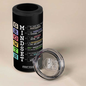 Special Education 4 in 1 Can Cooler Tumbler Growth Mindset Positive Inspiration TS02 Print Your Wear