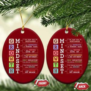 Special Education Ceramic Ornament Growth Mindset Positive Inspiration TS02 Print Your Wear