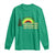 Feminist Long Sleeve Shirt Destroy The Patriarchy Not The Planet Feminism TS02 Irish Green Print Your Wear