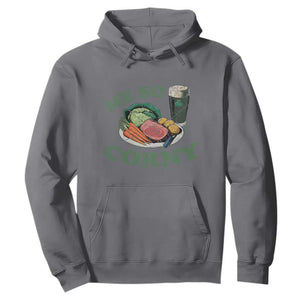 Funny Me So Corny Hoodie Corned Beef And Cabbage Beer St Patrick's Day Drinking TS02 Charcoal Print Your Wear