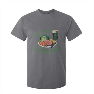 Funny Me So Corny T Shirt For Kid Corned Beef And Cabbage Beer St Patrick's Day Drinking TS02 Charcoal Print Your Wear