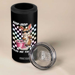 Hip Hop Easter Bunny Cleaning Pun 4 in 1 Can Cooler Tumbler Funny Rabbit with Mop TS02 Print Your Wear