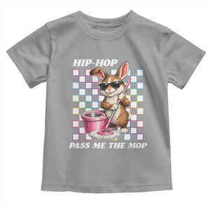 Hip Hop Easter Bunny Cleaning Pun Toddler T Shirt Funny Rabbit with Mop TS02 Sport Gray Print Your Wear
