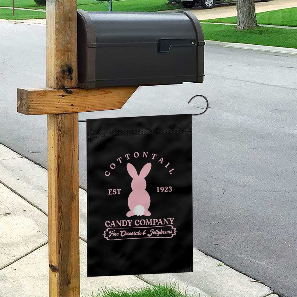 Cottontail Candy Company Vintage Easter Bunny Garden Flag Retro Chocolate and Jellybeans Spring Lovers TS02 Print Your Wear
