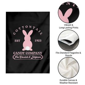 Cottontail Candy Company Vintage Easter Bunny Garden Flag Retro Chocolate and Jellybeans Spring Lovers TS02 Print Your Wear