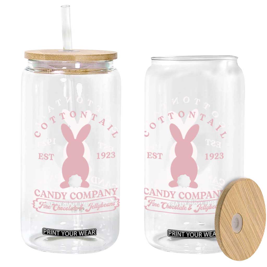 Cottontail Candy Company Vintage Easter Bunny Glass Can Retro Chocolate and Jellybeans Spring Lovers TS02 Print Your Wear