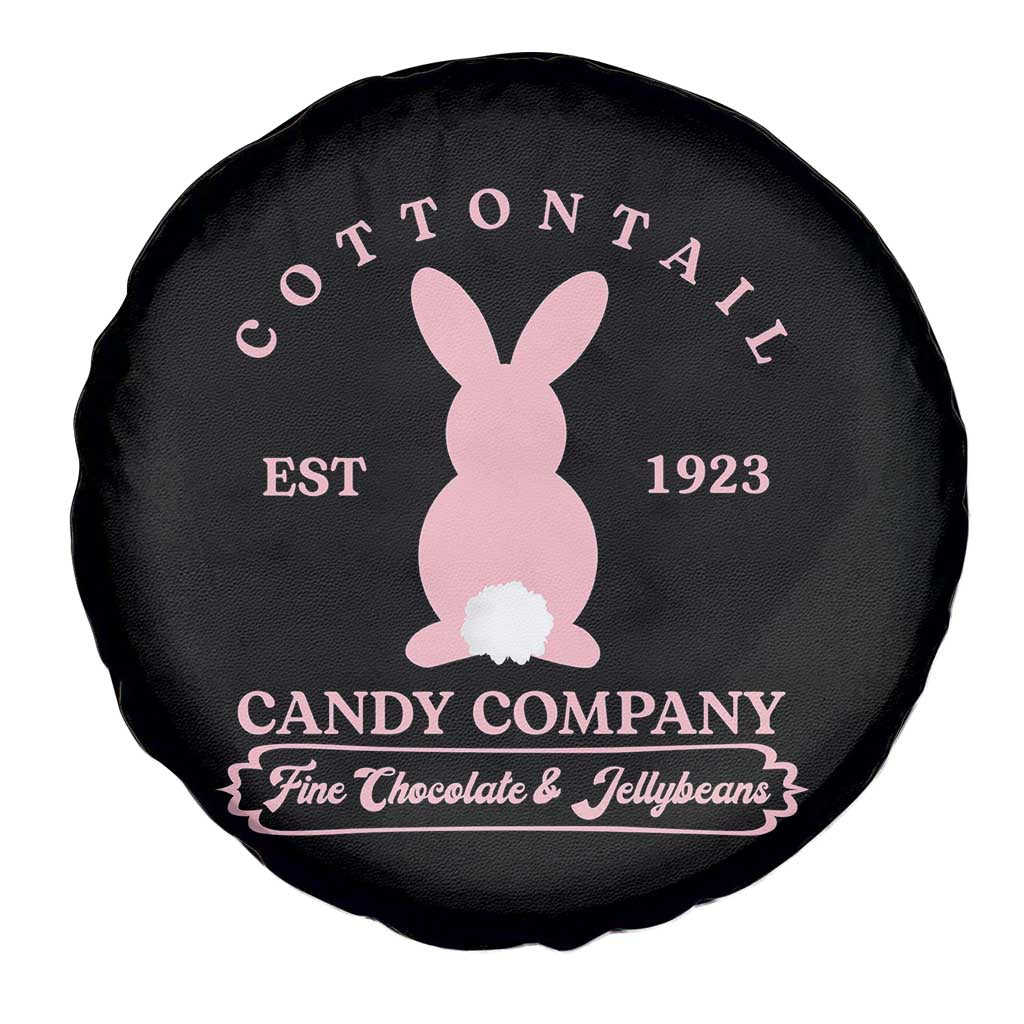 Cottontail Candy Company Vintage Easter Bunny Spare Tire Cover Retro Chocolate and Jellybeans Spring Lovers TS02 Print Your Wear