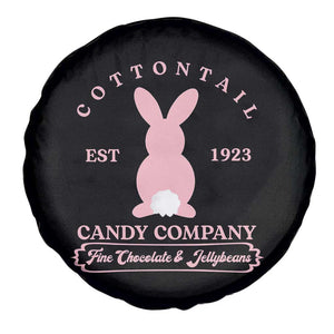 Cottontail Candy Company Vintage Easter Bunny Spare Tire Cover Retro Chocolate and Jellybeans Spring Lovers TS02 Print Your Wear