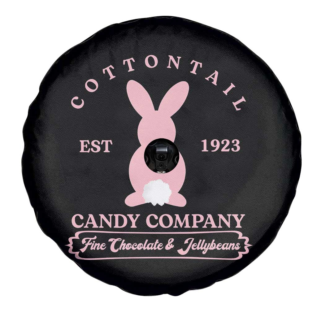 Cottontail Candy Company Vintage Easter Bunny Spare Tire Cover Retro Chocolate and Jellybeans Spring Lovers TS02 Print Your Wear