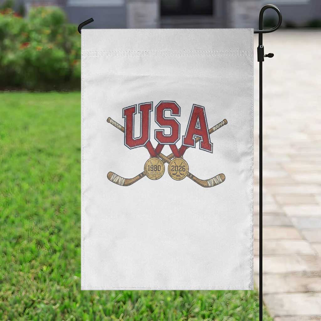 USA Ice Hockey Pride 1980 to 2026 Legacy Garden Flag Patriotic American Champions TS02 Print Your Wear
