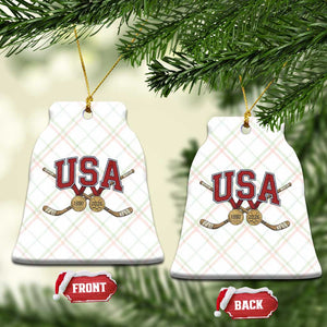 USA Ice Hockey Pride 1980 to 2026 Legacy Ceramic Ornament Patriotic American Champions TS02 Print Your Wear