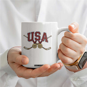 USA Ice Hockey Pride 1980 to 2026 Legacy Coffee Mug Patriotic American Champions TS02 Print Your Wear