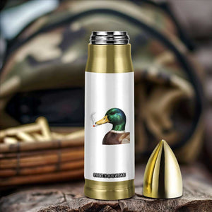 Smoking Mallard Meme Graphic Bullet Tumbler Chaotic Funny Wild Duck Attitude Viral Internet Humor TS02 Print Your Wear