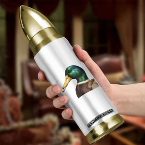 Smoking Mallard Meme Graphic Bullet Tumbler Chaotic Funny Wild Duck Attitude Viral Internet Humor TS02 Print Your Wear