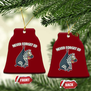 Never Forget Ed The Zebra Meme Ceramic Ornament Funny Viral Animal Escape Internet Humor Fans TS02 Print Your Wear